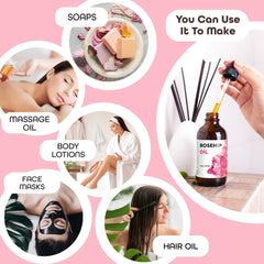 Premium Nature Rosehip Oil used on nails and cuticles for conditioning