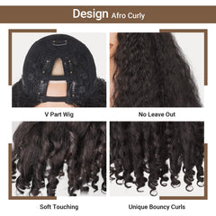 PREMPO Afro V-Part cap-construction shows secure fit with easy adjustments.