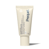 Prequel Skin Sun Barrier SPF50 bottle close-up shows mineral protection for daily use