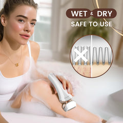 PRITECH womens bikini-trimmer wet-dry ready for shower shaving and quick touch-ups.
