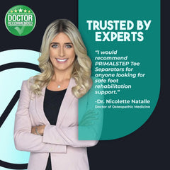 PRIMALSTEP 2.0 soft silicone wear demonstrates flexible, easy-to-clean comfort.