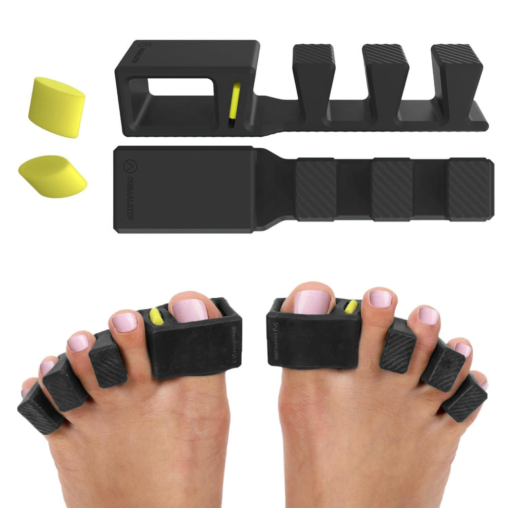PRIMALSTEP APEX toe separators on toes for comfortable daily wear.