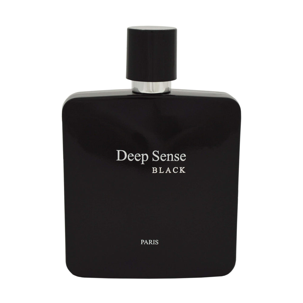 Prime COllection Deep Sense Black EDP bottle—balanced wood and citrus notes for evening wear.