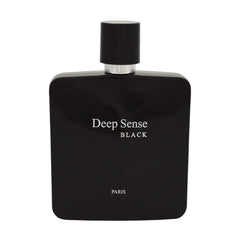 Prime COllection Deep Sense Black EDP bottle—balanced wood and citrus notes for evening wear.