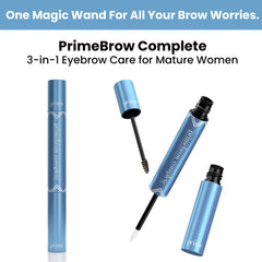 Prime Prometics PrimeBrow Complete mousse on brow enables smooth tint application