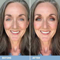 PrimePrometics PrimeEyes water-resistant-base shows long-lasting radiance without smudging.