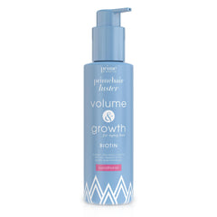 PRIME PROMETICS PrimeHair Luster bottle pour showing easy conditioning media and smooth flow.