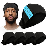 PRIMERIVER Unisex Dreadlock Cap front view shows comfortable sleep-ready fit