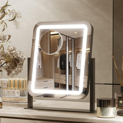 PRIMETEK vanity mirror lights 16x14 provides bright, even lighting for makeup application.