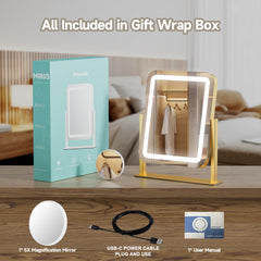 PRIMETEK aluminum frame ensures durable, long-lasting vanity mirror performance.