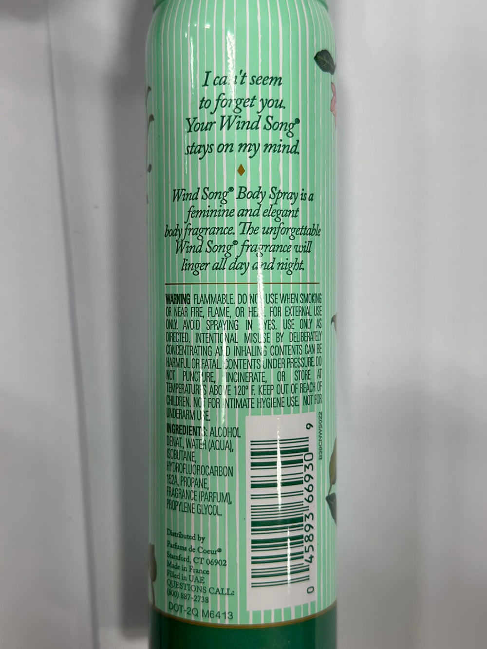 Prince Matchabelli Wind Song body spray 3-pack bottle for lasting, classic fragrance.