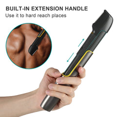 PRITECH body trimmer with guard combs for safe, customized length control