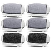 PRITECH callus rollers 6-pack overview for at-home pedicure maintenance
