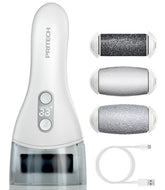 PRITECH electric callus remover kit with large battery display aiding long sessions
