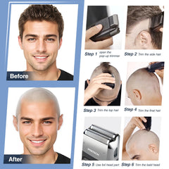 PRITECH pop-trimmer in use shows versatile grooming for sharp edge work.