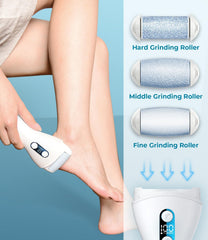 PRITECH Turbo mode activation for faster dead skin removal
