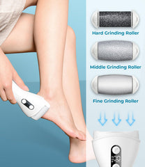 PRITECH turbo mode highlighted for faster, efficient callus removal