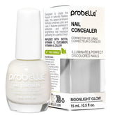 Probelle Illuminating Nail Concealer bottle-display shows radiant finish for brighter nails