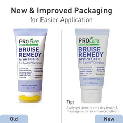 MSM-infused PROcure Bruise Remedy Gel on skin after minor injuries