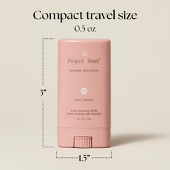 Project Reef SPF50 stick shows water resistance for outdoor sports.