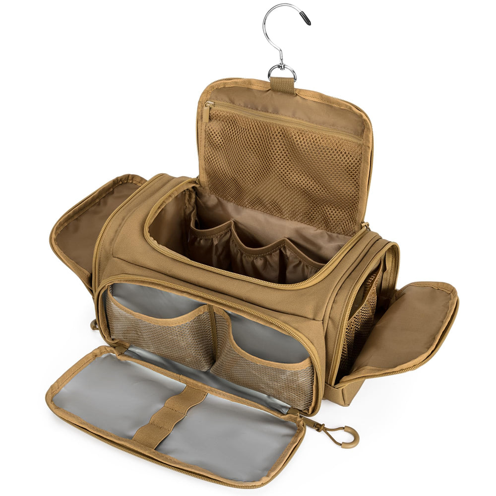 Prokva Tactical Toiletry Bag main compartment for travel-sized essentials
