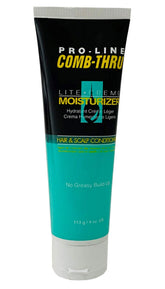 Pro-Line Comb-Thru Lite-Crème bottle with lightweight moisture for hair and scalp.
