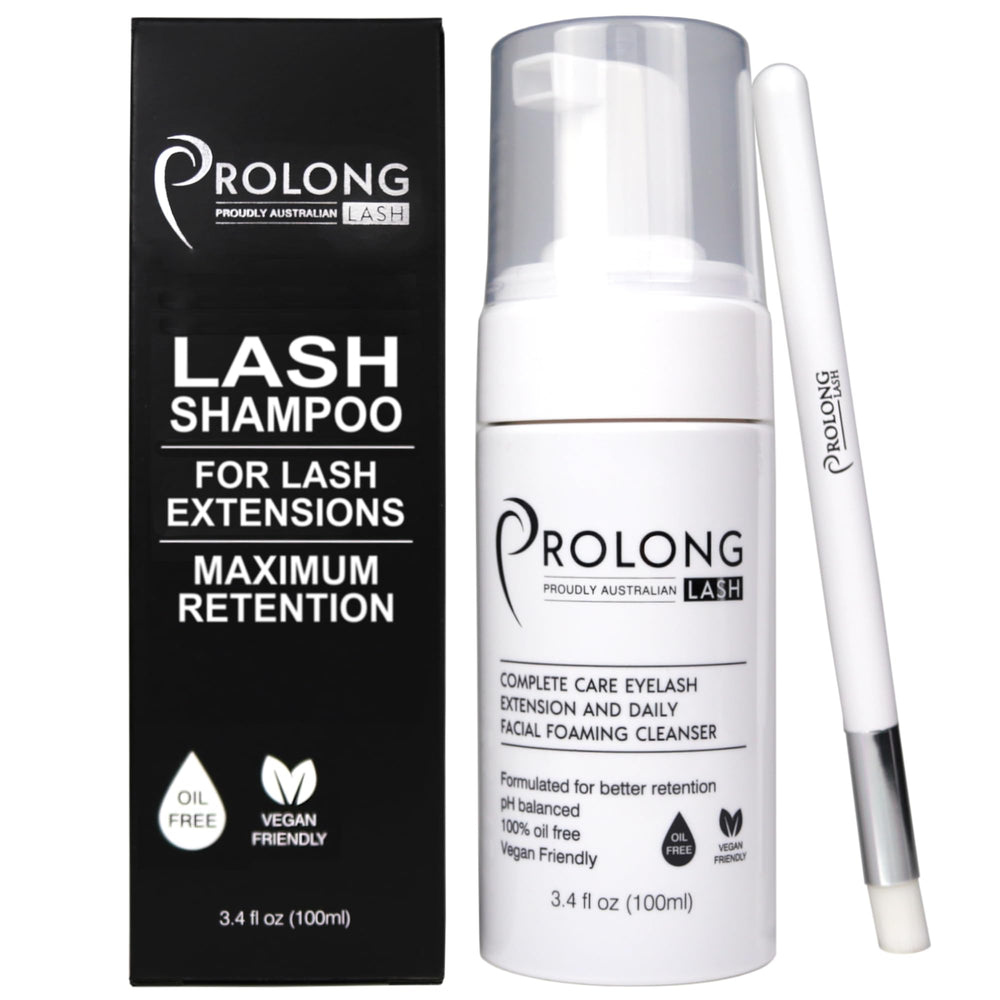 PROLONG LASH eyelash shampoo 100ml bottle for daily extension cleansing