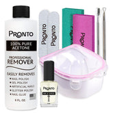 Pronto gel nail polish remover bottle enables efficient at-home gel removal