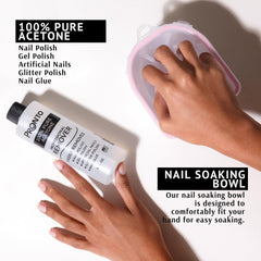 Pronto nail file designed for shaping nails at home