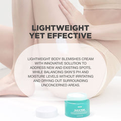 PROOT Butt Acne Cream absorbed into skin after application