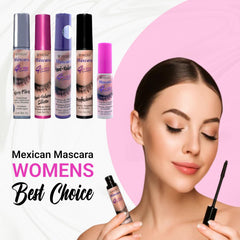 Prosa Mascara Deep Ebony shade swirl showing rich, bold lash color