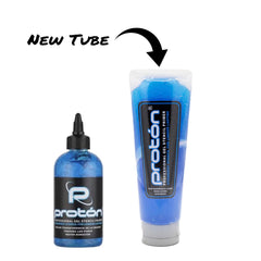 PROTON stencil primer blue packaging Spain highlights quality ingredients.