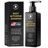 Psalmonica Root Activator Shampoo full bottle highlights herbal formula for thinning hair