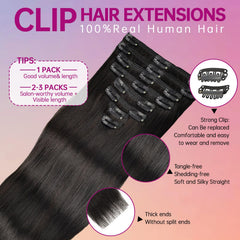 Psiool real Remy hair clip-ins reveal natural shine and softness.