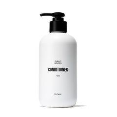 Public Goods conditioner bottle ready for daily hydration and environmental protection.