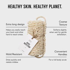 Public Goods sustainable and durable scrubber illustrates long-lasting use.