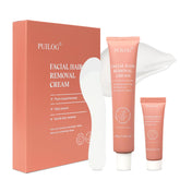 PUILOG facial-hair-removal-cream with soft-touch spatula for precise, mess-free application.