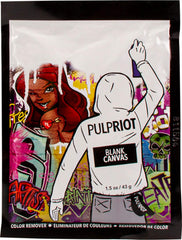 Pulp Riot Blank Canvas color remover applying process image shows precise, selective dye removal.