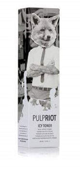 Pulp Riot High Speed Toner ICY bottle pour showing fast platinum-toning action