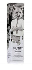 Pulp Riot High Speed Toner ICY bottle pour showing fast platinum-toning action