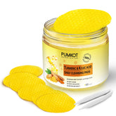 Pumkot turmeric Kojic acid cleansing pads packaging for easy daily use.