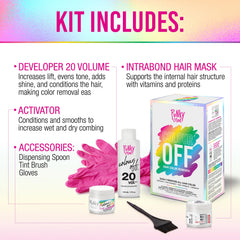 Punky Colour Off activator bottle for consistent color removal