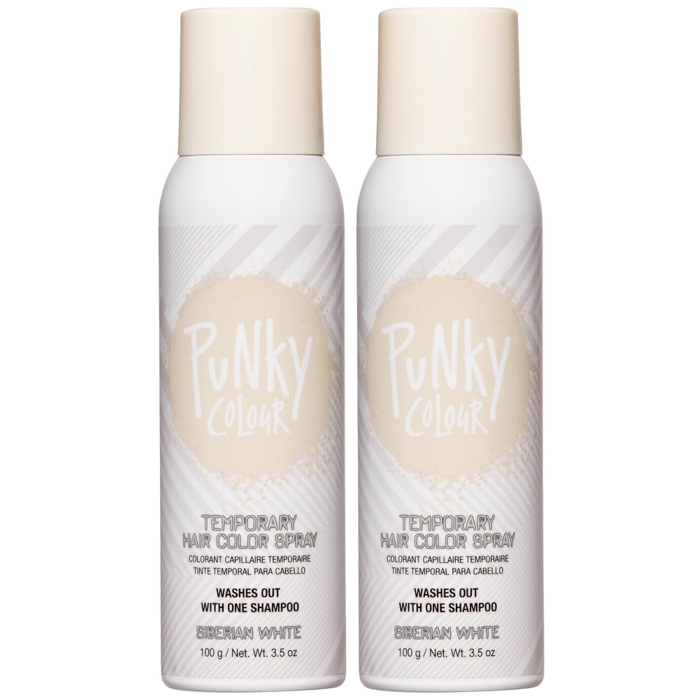 Punky Siberian White spray bottle for quick, vibrant color.