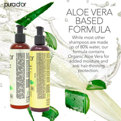 PURA D'OR Original Gold Label tea tree oil detail for scalp care.