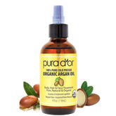 purad'or argan oil bottle for lightweight hydration on skin and hair
