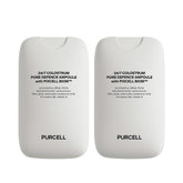 PurCELL 24/7 Colostrum Ampoule Mist bottle pour for quick priming and refresh.