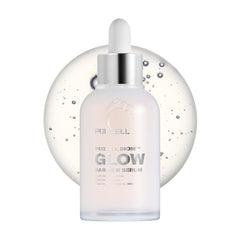 PURCELL PIXCELL BIOM Glow bottle shows a silky serum for radiant, hydrated skin