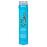 Pure Brazilian Anti-Frizz bottle on shelf for frizz control