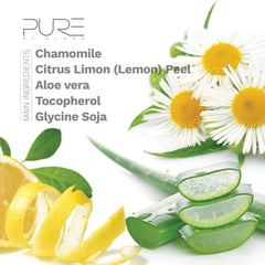 Pure By Gloss hotel-spa routine display suggests luxurious pampering at home.
