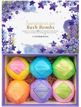 Pure Nature Lux Spa oversized bath bombs fizzing in a spa gift set for stress relief